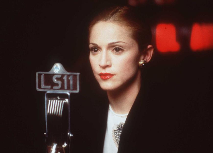 1996 hat Madonna noch selbst vor der Kamera gestanden und in der Biopic