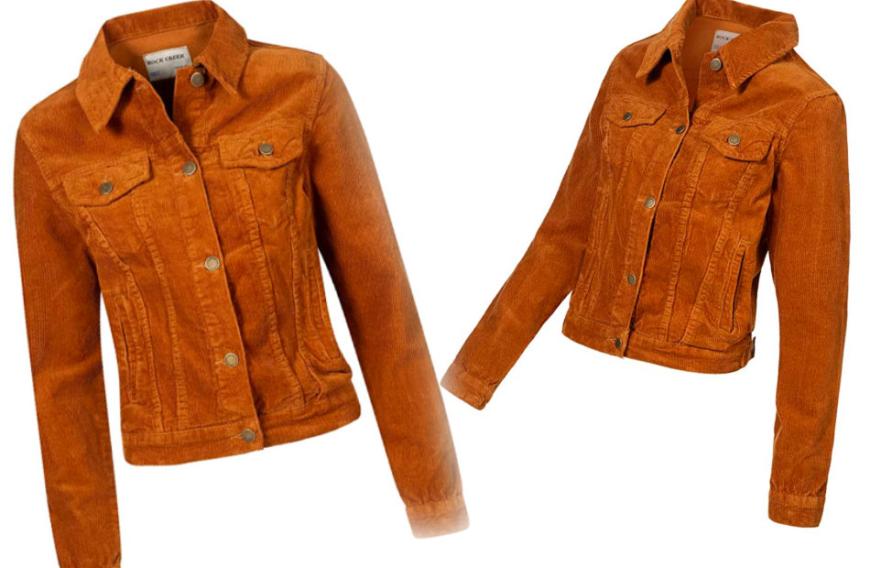 Obwohl wir unsere klassische Lederjacke lieben, darf es in dieser Saison auch ruhig mal etwas auffälliger sein: Cordjacken in Herbsttönen, wie dieses Modell von Rock Creek, verleihen jedem schlichten Look das gewisse Etwas. Diese coole Jacke kannst du hier für ca. 40 Euro shoppen!