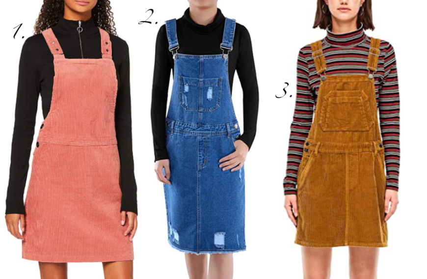 Alternativ kannst du auch in Latzkleid schlüpfen:
1. New Look