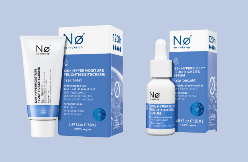 Das neue 120h-Power-Duo von Nø Make up ist mehr als nur eine Feuchtigkeitspflege! Die