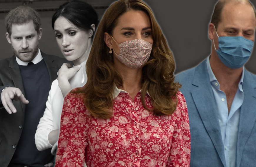 Haben sie Lügen verbreitet? Harry und Meghan (l.) stellen Kate und William (r.) in der Öffentlichkeit als Bösewichte dar, die sie aus dem Palast geekelt haben.