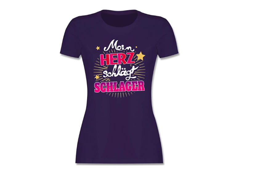 Schlager war nie gefragter als jetzt – Helene Fischer und Co. sei Dank! Falls auch du diese Musikrichtung liebst, dann haben wir ein stylisches Statement-Shirt für dich mit der Aufschrift