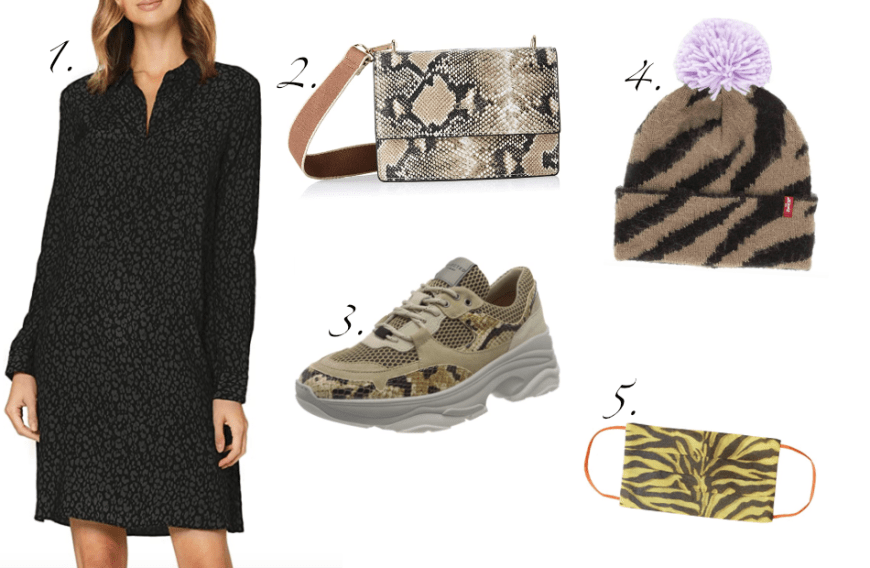 Der Herbst wird wild, denn Animal-Prints zieren unsere Fashion-Pieces. Ob Leo-Kleider, Handtaschen mit Schlangen-Muster oder Mundschutz in Zebra-Optik – jedes tierische Muster ist ein Eyecatcher! Hier kannst du diese coolen Items nachshoppen:
1. Opus