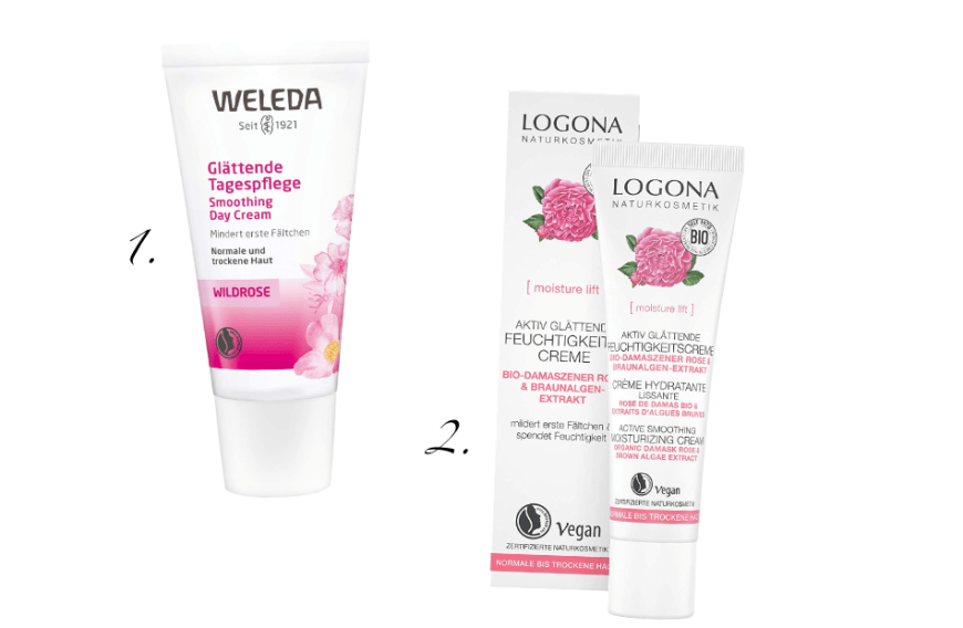 Diese Naturkosmetik enthält ebenfalls Rosen:
1. Weleda