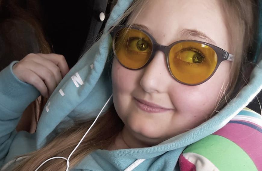 Ihr Schicksal ist unfassbar traurig: Grace Mertens hat einen Hirntumor und wird daran sterben.