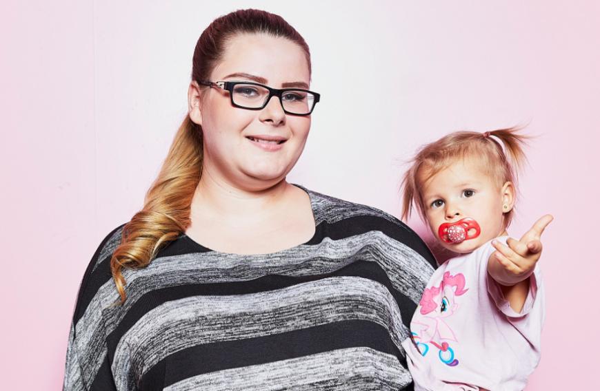 Calantha Wollny hat auch schon ein Baby bekommen. Sie hat ihr Kind Cathaleya genannt: