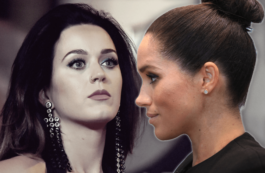 Mit Katy Perry (l.) will Herzogin Meghan nichts zu tun haben - und das, obwohl die beiden Superpromis gerade beide in die US-Kleinstadt Montecito gezogen sind. Der Grund liegt über zwei Jahre zurück ...