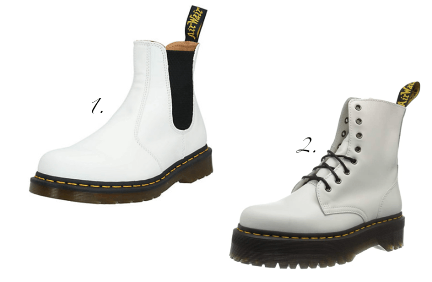 Hier kannst du die Must-haves shoppen:
1. Dr. Martens ″2976 Platform Chealsea Boots″, hier für ca. 189 Euro shoppen
2. Dr. Martens