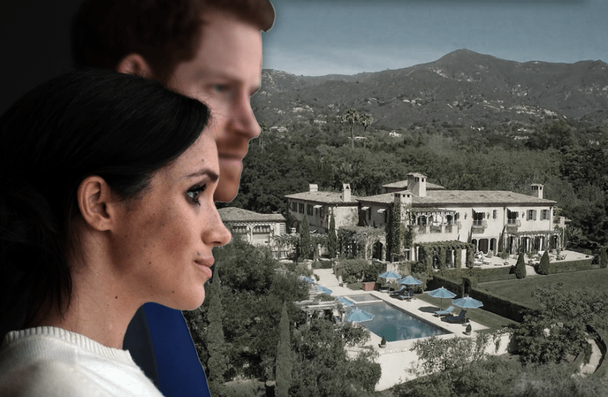 Vor kurzem sind Harry und Meghan in diese Villa nach Montecito gezogen. Doch ihren kleinen Sohn Archie schotten sie von der Außenwelt ab.