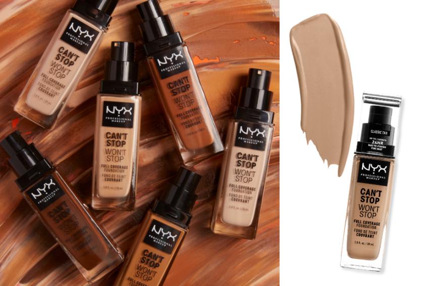 Für ein Full Coverage Makeup, das selbst unter der Maske hält und dich den ganzen Tag begleitet, empfiehlt dir die beliebte Beauty-Brand NYX seine