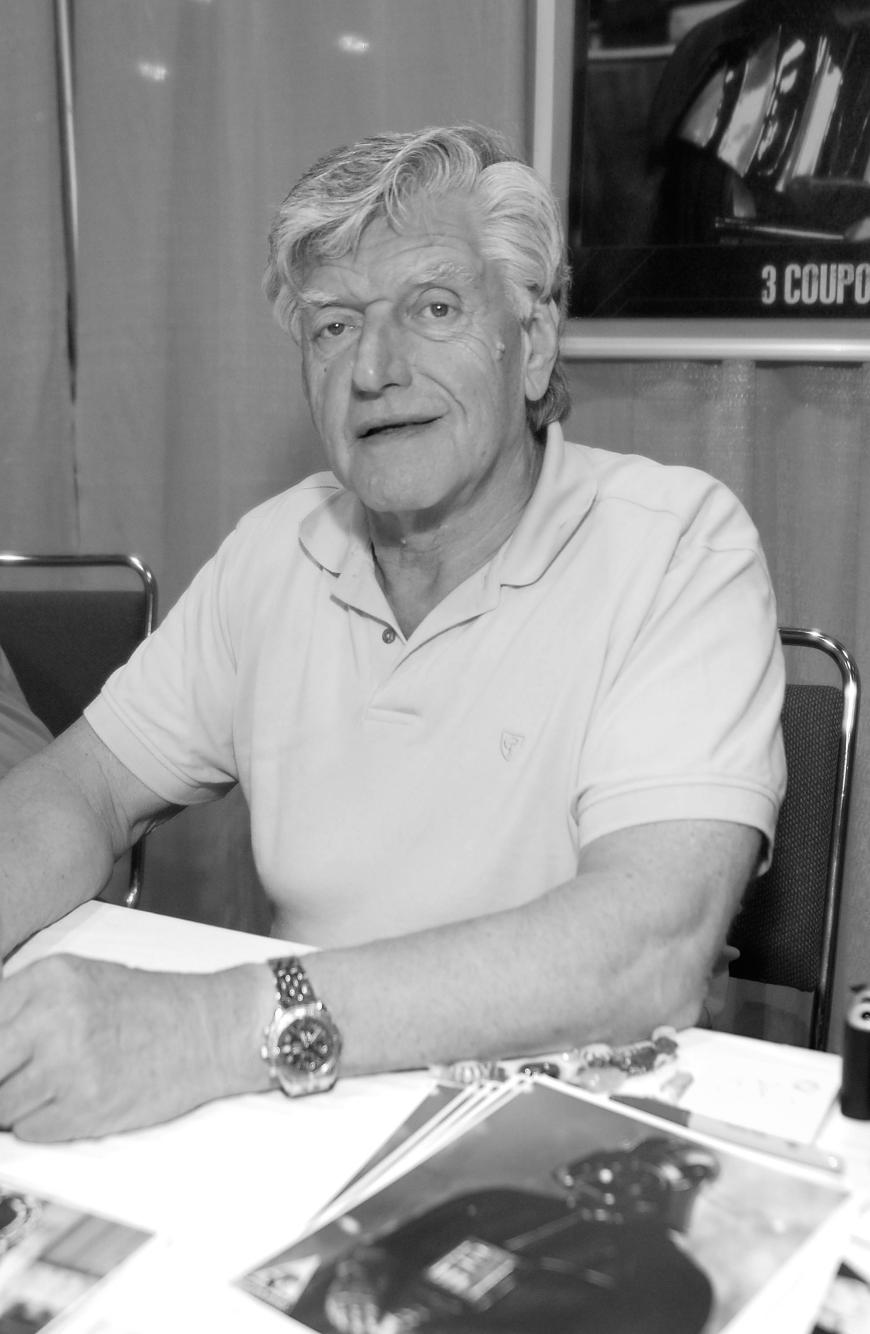 Der britische Schauspieler David Prowse, bekannt geworden als Darsteller der finsteren