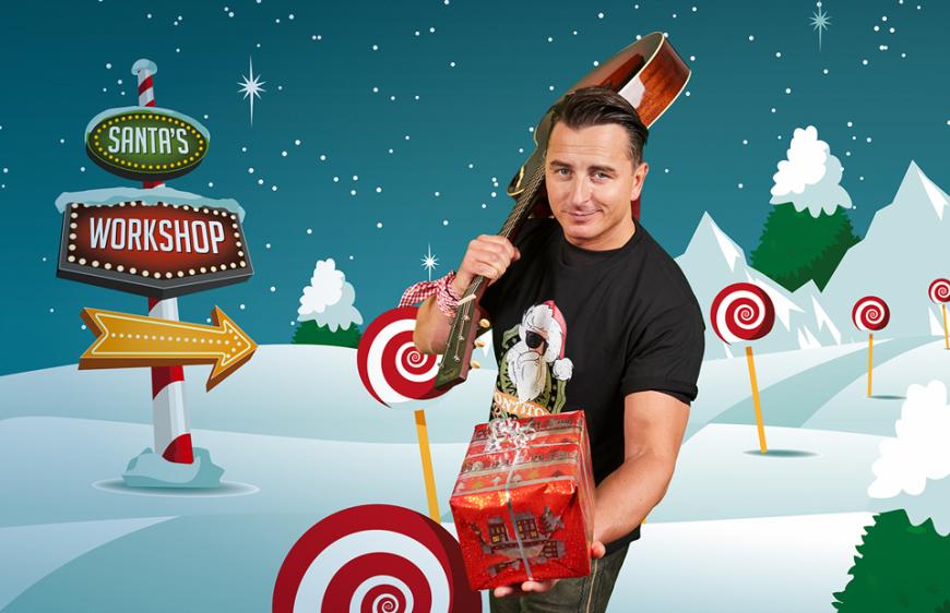 Am 5. Dezember spielt Andreas Gabalier die Titel seines Weihnachtsalbums in einer festlichen Show mit Band vor.