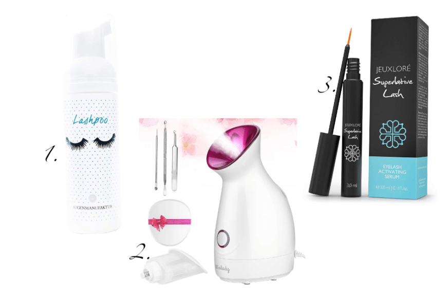 Diese Produkte helfen auch:
1. Augenmanufaktur ″Lashpoo″, hier für ca. 10 Euro shoppen
2. Wolady
