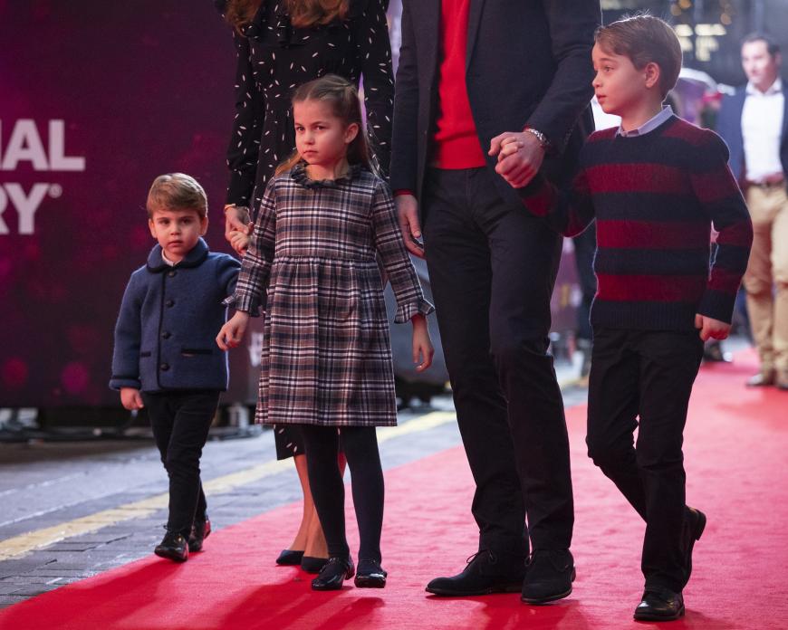 Sie brachten George, Charlotte und Louis zu einer Gala mit – und die Kleinen waren ziemlich nervös.