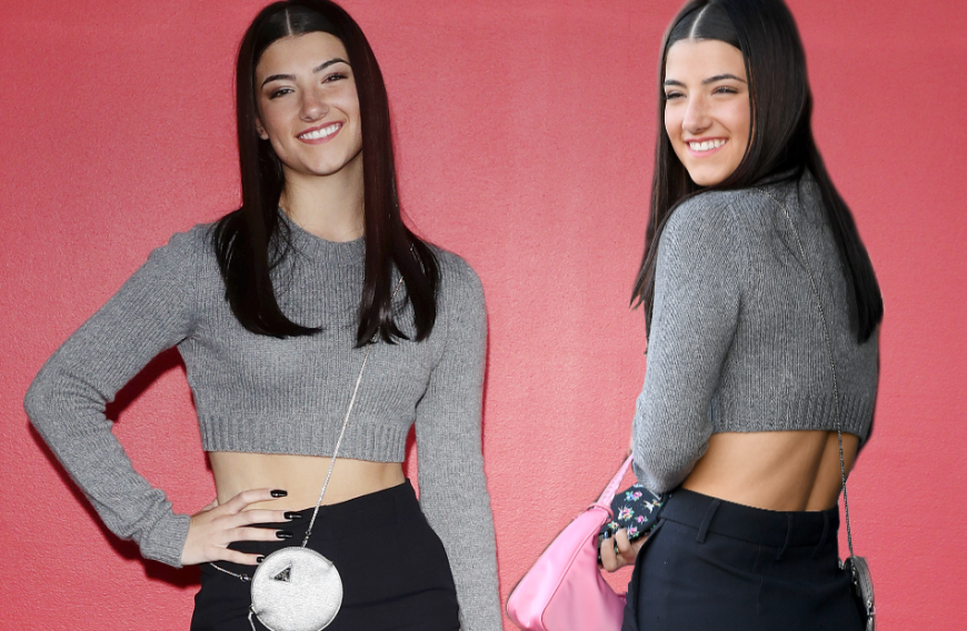 Platz 8: TikTok-Beauty Charli D′Amelio sorgte mit ihrer pinken Prada-Tasche, die sie auf der Prade-Show in Mailand trug, für ein erhöhtes Suchvolumen nach dem Accessoire. Das Interesse nach der Bag wuchs um 90 Prozent. Mit einem kurzen Batik-Top sorgte sie ebenfalls für einen Fashion-Hype.