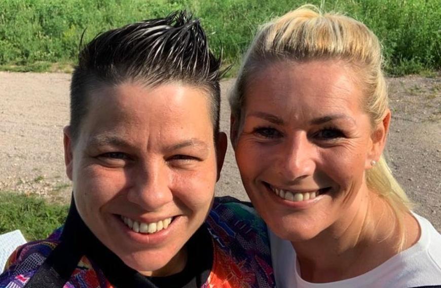 Kerstin Ott und ihre Frau Karolina.