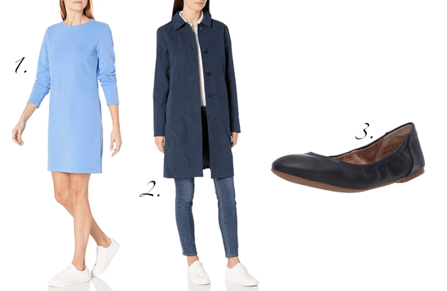 Eine Eigenmarke des Online-Riesen zählt ebenfalls zu den Bestsellern: Die Basics von Amazon Essentials gehören einfach in jeden Kleiderschrank. Das Besondere an den Fashion-Pieces sind die klassischen und schlichten Designs, die sich vielfältig kombinieren lassen. Wir haben uns in diese drei Items verguckt:
1. Amazon Essentials