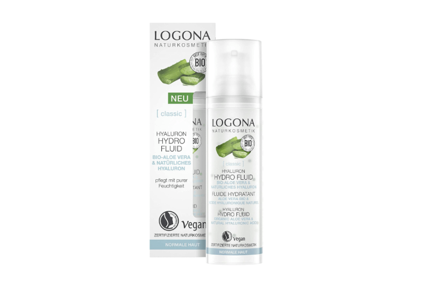 Ein veganer Gesichtsfluid geht im Netz durch die Decke – und zwar das ″Hyaluron Hydro Fluid″ von Logona Naturkosmetik.