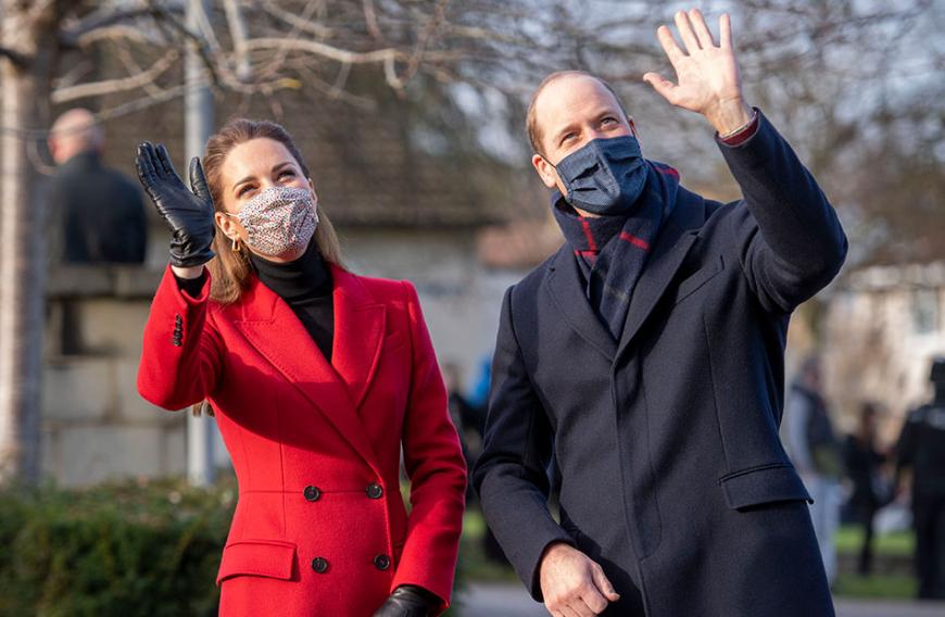 Während der Corona-Pandemie besuchen Kate und William oft Pflegeeinrichtungen und Krankenhäuser, um ihre Unterstützung zu zeigen.