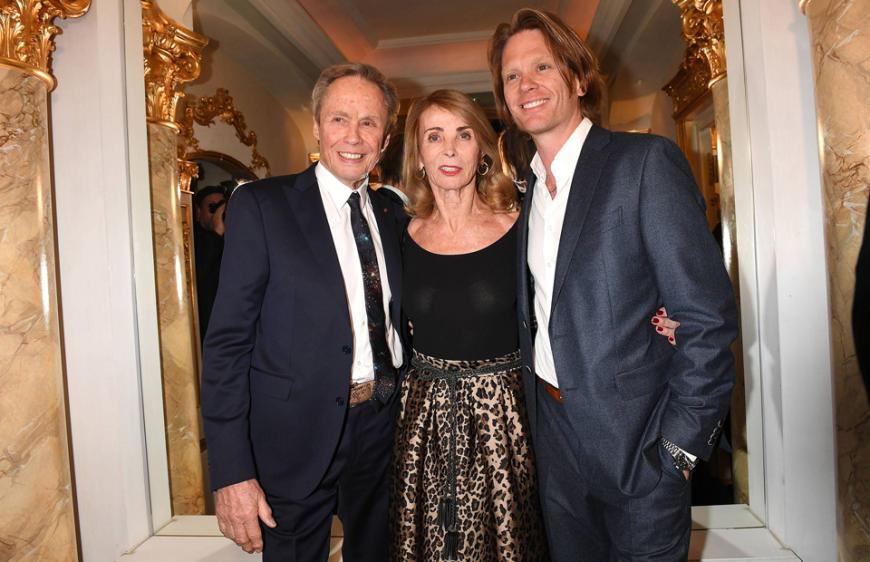 Peter Kraus mit Ehefrau Ingrid und Sohn Mike.