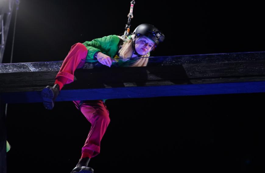 Nicht nur auf Zoe Saip wartet im Halbfinale der Dschungelshow eine schwindelerregende Prüfung.