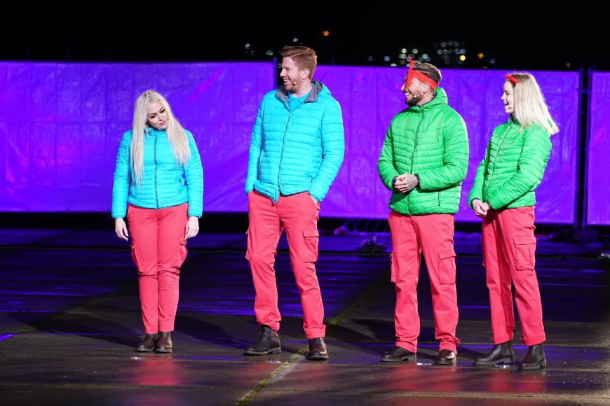 In der ersten Runde kämpften Lydia Kelovitz, Lars Tönsfeuerborn, Mike Heiter, und Zoé Saip (v.l.n.r.) um den Einzug ins große Finale.