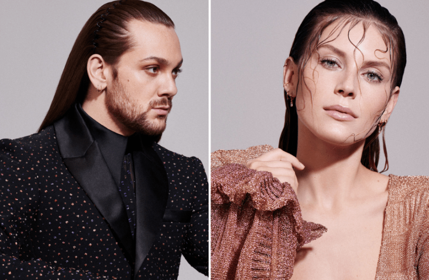 Der Wet Look ist dieses Jahr super-angesagt. Vor allem in Kombination mit einem 90er-Haarreif im coolen Zickzack-Design.
