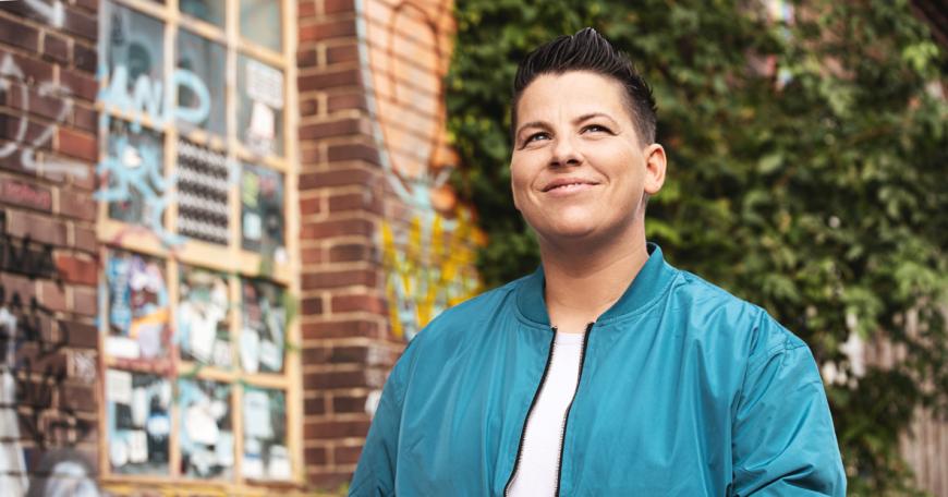 Kerstin Ott wurde von ihrer Muse geküsst.