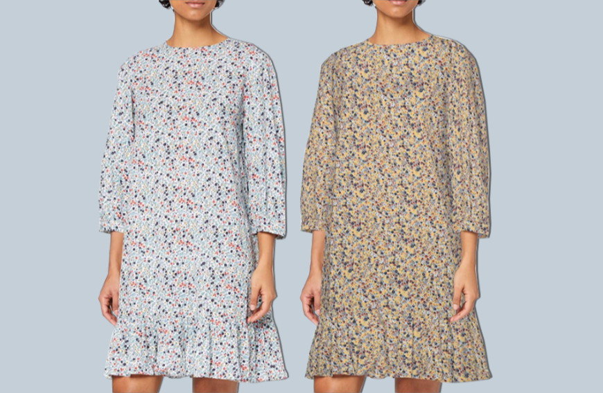 Das lässige Kleid von Pieces ist ein absolutes Must-have und gilt als Upgrade für deine Arbeit von Zuhause aus.