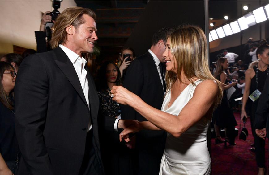 Nach den Gerüchten um ein Liebescomeback mit Brad Pitt...