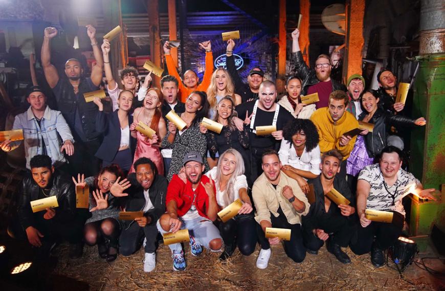 Das sind die 27 Kandidaten für den DSDS-Recall auf Mykonos.