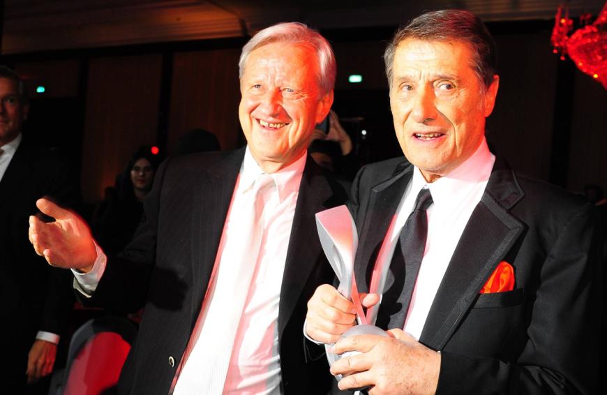 Manager Freddy Burger und Udo Jürgens.