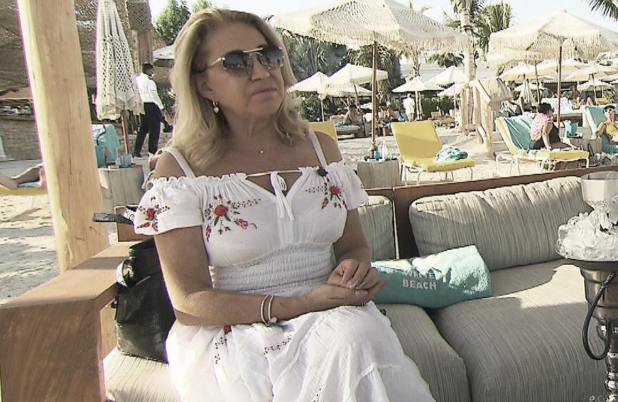 Für Carmen Geiss eine riesige Überwindung. Sichtlich am Ende erklärt sie: