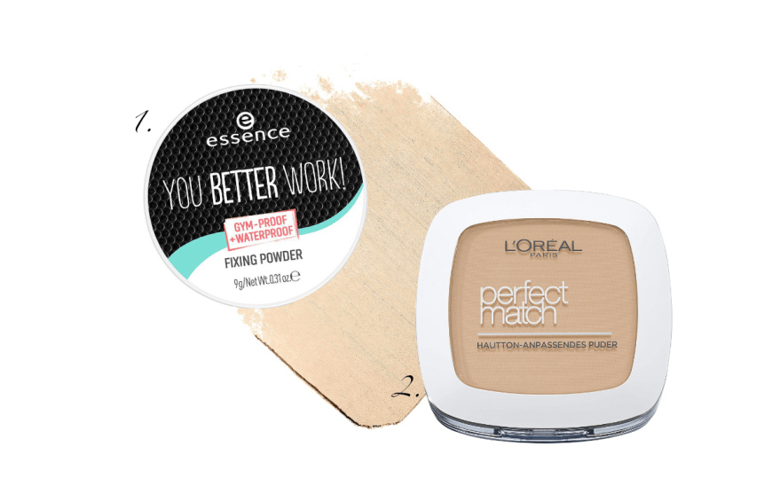 Diese Puder halten auch unter der Maske:
1. essence