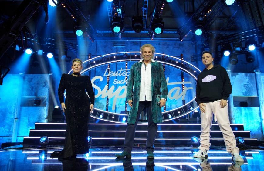 Thomas Gottschalk hat erstmals Dieter Bohlen als Juror bei