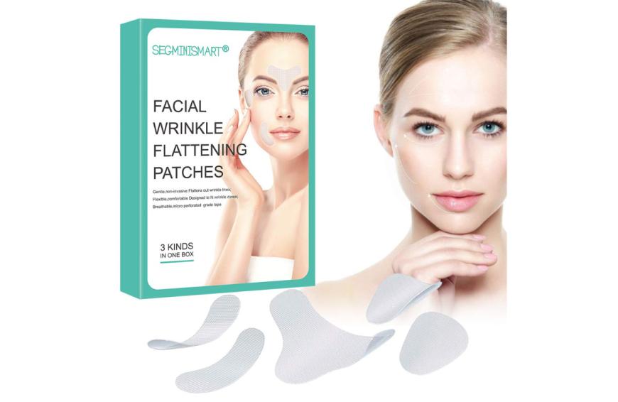 Mit den ″Facial Wrinkle Flattening Patches″ von Segminismart werden Falten reduziert und vorgebeugt.