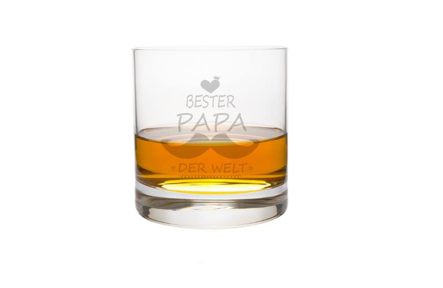 Genießt dein Vater hin und wieder gerne mal einen guten Tropfen Whisky? Dann darf das passende Glas nicht fehlen. Von Leonardo gibt es eins, auf dem steht