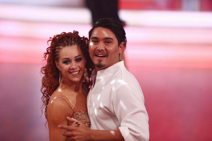 Oana Nechiti und ihr Mann Erich Klann halten die Zuschauer von