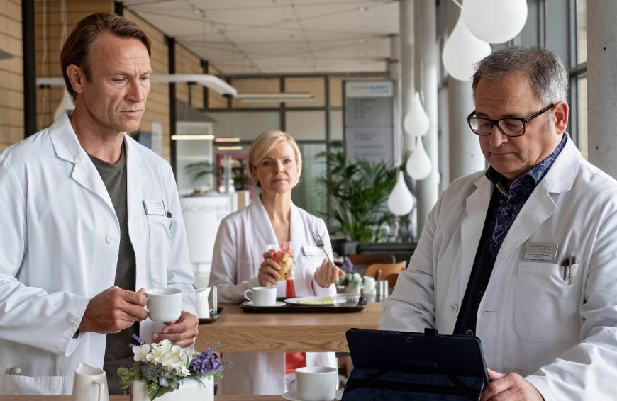 So gemütlich wie hier war es für Dr. Martin Stein, Dr. Katrhin Globisch und Hans-Peter Brenner in den letzten Wochen bei