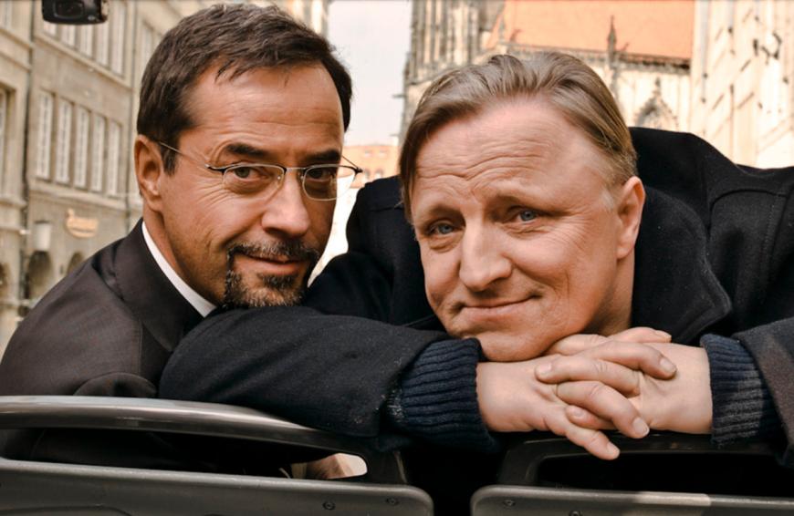Jan Josef Liefers soll 120.000 Euro pro Folge bekommen, genauso wie Axel Prahl (rechts).