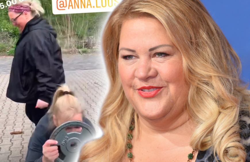 Kein Erbarmen! Anna Loos trainierte erst kürzlich mit Ilka Bessin. Eine schweißtreibende Angelegenheit...