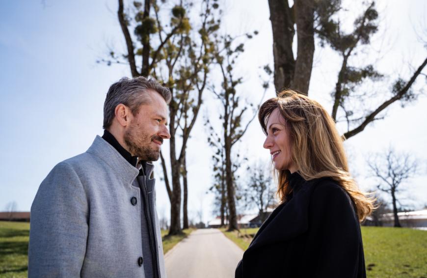 Erik (Sven Waasner) und Ariane (Viola Wedekind) hatten in den letzten Wochen bei