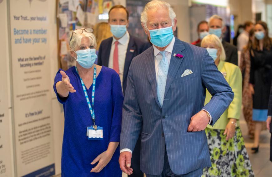 Beim Besuch eines Londoner Krankenhauses wurde der Prinz von Wales jetzt sehr deutlich.