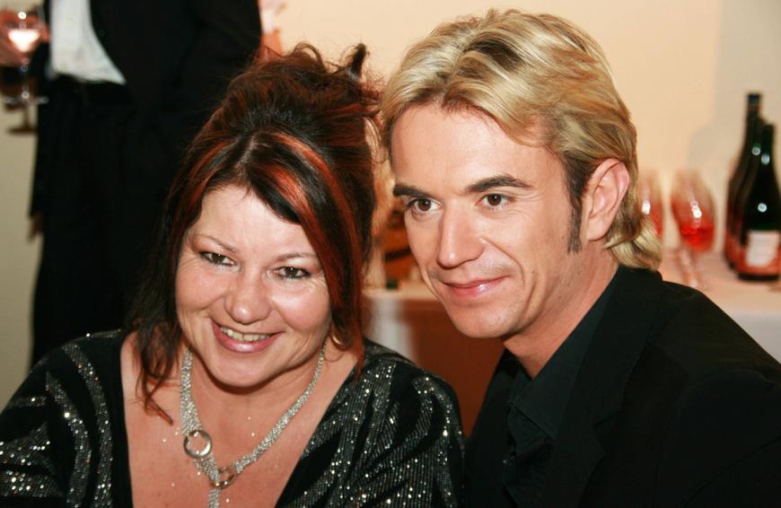 Mit seiner Mutter Helga verbindet ihn eine enge Beziehung. Das Bild zeigt beide im Jahr 2008.