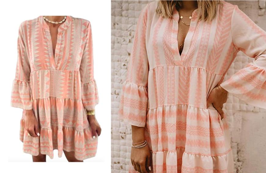 Ein Must-have für den Sommer: Das lockere und luftige Tunika-Kleid gibt es nicht nur in etlichen Farben und Variationen, sondern das hübsche Piece kaschiert auch noch kleine Problemzonen. We love!
