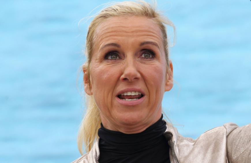 Andrea Kiewel bangte am Sonntag um ihre