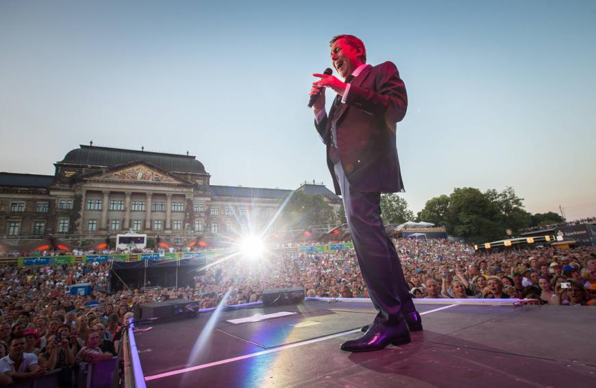Bis zu 50.000 Besucher strömen für die vier Konzerte jährlich nach Dresden.