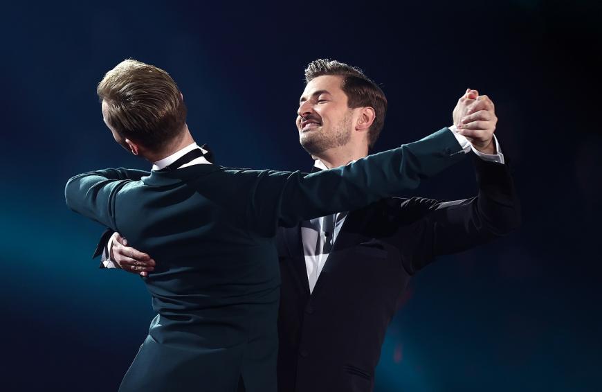 Von Februar bis Mai 2021 tanzte Nicolas mit seinem Tanzpartner Vadim Garbuzov übers Parkett und belegte sogar den dritten Platz.