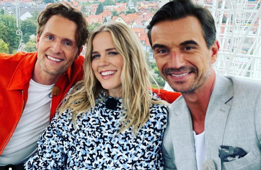 Toby Gab, Ilse DeLange und Florian Silbereisen in Wernigerode zum ersten DSDS-Casting.