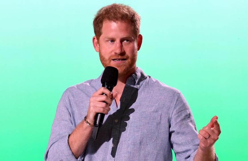 Prinz Harry war als Laudator bei einer Preisverleihung.